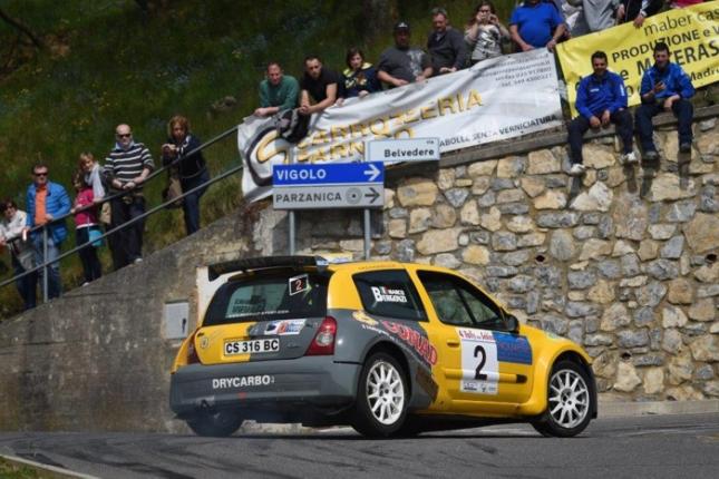Marco Gianesini e Marco Bergonzi al Rally del Sebino (12/04/2015)