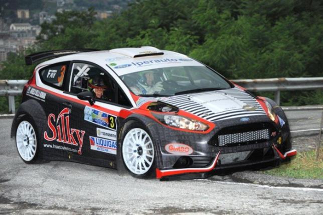 Marco Gianesini e Sabrina Fay al Rally Coppa Valtellina (07/06/2015)