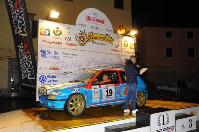 Marco Gianesini e Fabio Menchini al Rally Day di Pomarance (16-17/11/2019)